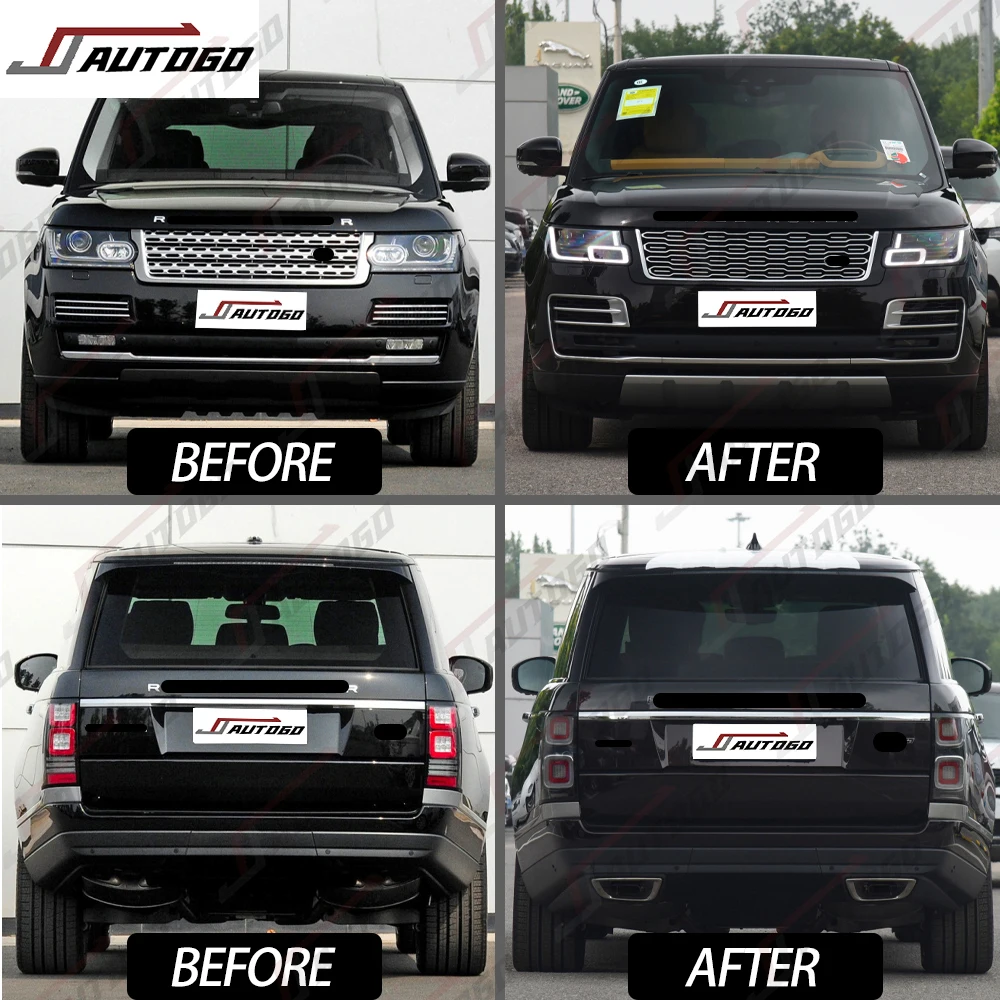 Auto Modification Conversion PP ABS Old to New Body Kit for Land Rover Range Rover L405 2013-2017 Upgrade to 2018 OEM SVA SVO