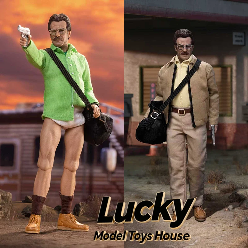 

Manipple Studio Original 1/12 Collectible Old White Cloth Action Figure Breaking Bad Chemical Teacher 6inch Man Soldier Model