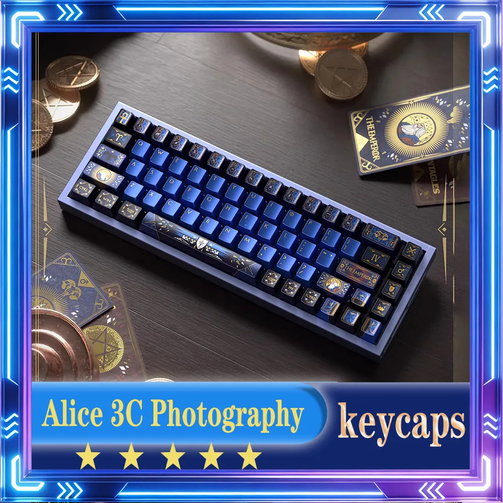 NEW PIIFOX KC-SZXQ PC Keycaps Customization of E-sports Games Tarot Theme PC Accessories Gifts Original Gaming Keycaps