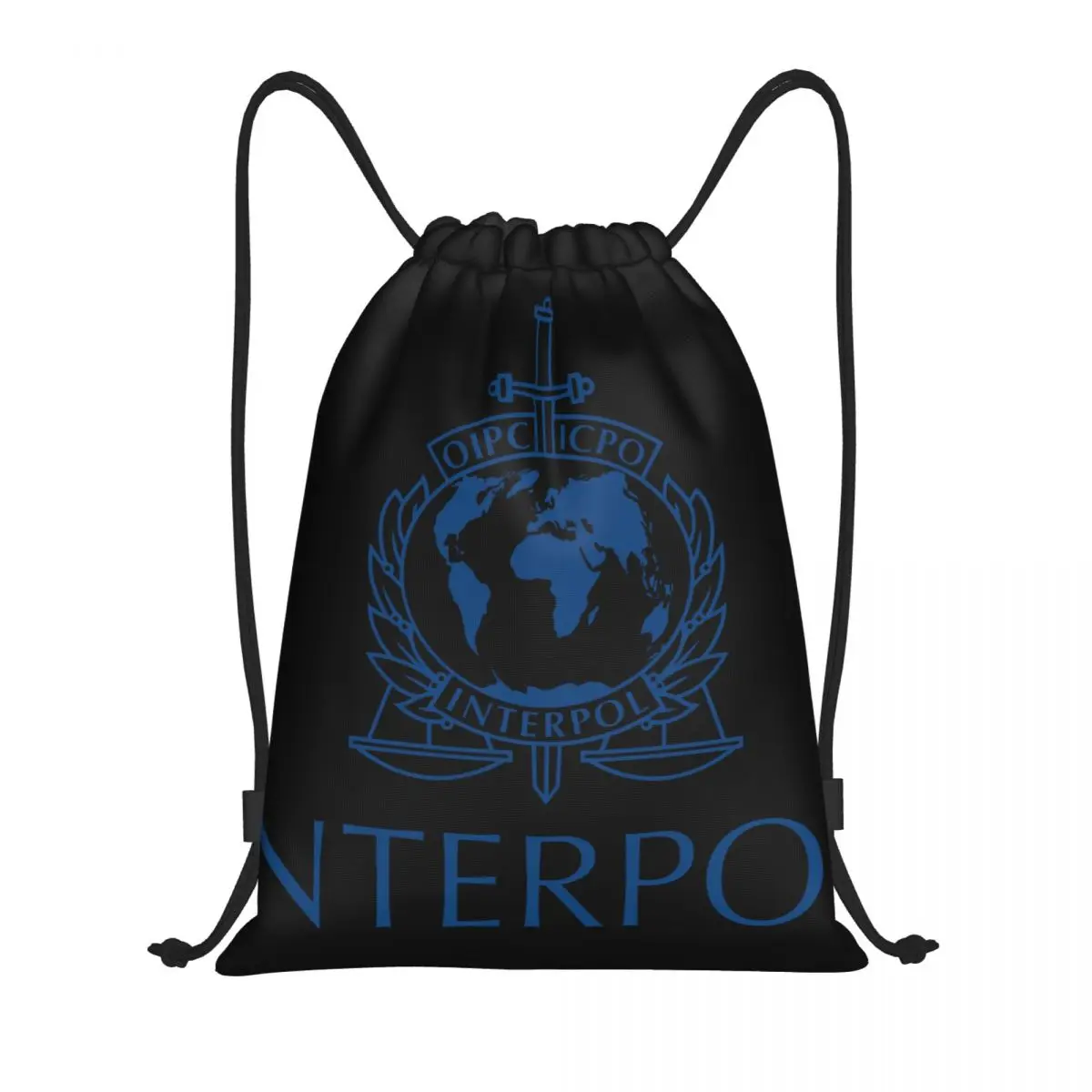 Interpol-Sac de sport portable multifonction, sacoche à cordon de proximité pour livres