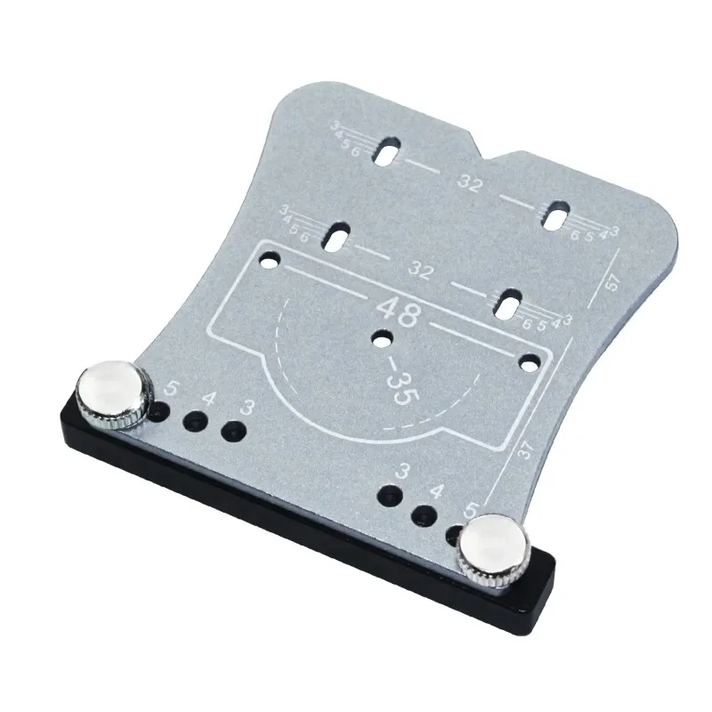 أداة تثقيب مفصلية لأعمال النجارة من سبائك الألومنيوم عالية الجودة مع حفر سريع 35 مم، مزودة بمحدد موقع اللكم وإطار الحد