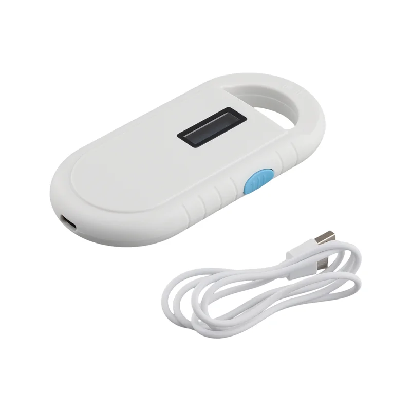 Lettore RFID B44C Lettore di microchip per animali domestici Lettore di chip per animali portatile Lettore RFID portatile Supporta ISO 11784/11785, FDX-B