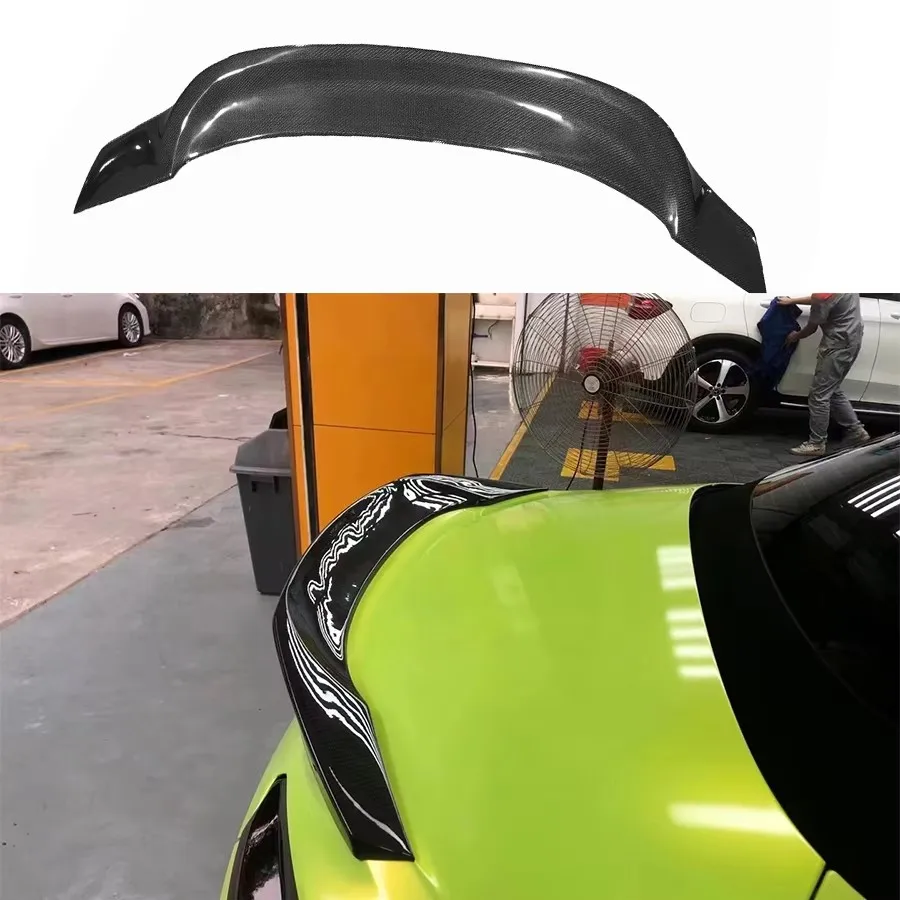 For BMW Z4 G29 2019+ TRD Style Carbon Fiber Tail fins Rear Trunk Spoiler Guide Wing Rear Wing Car Trunk Diverter body kit