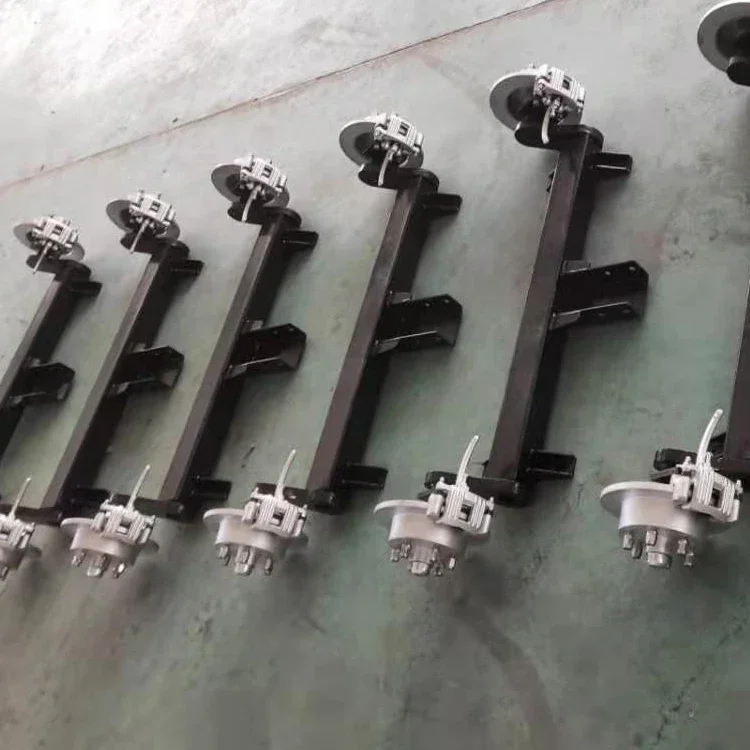 

2025/LUEN 750 кг резиновая торсионная ось с электрическим механическим или гидравлическим барабанным тормозом