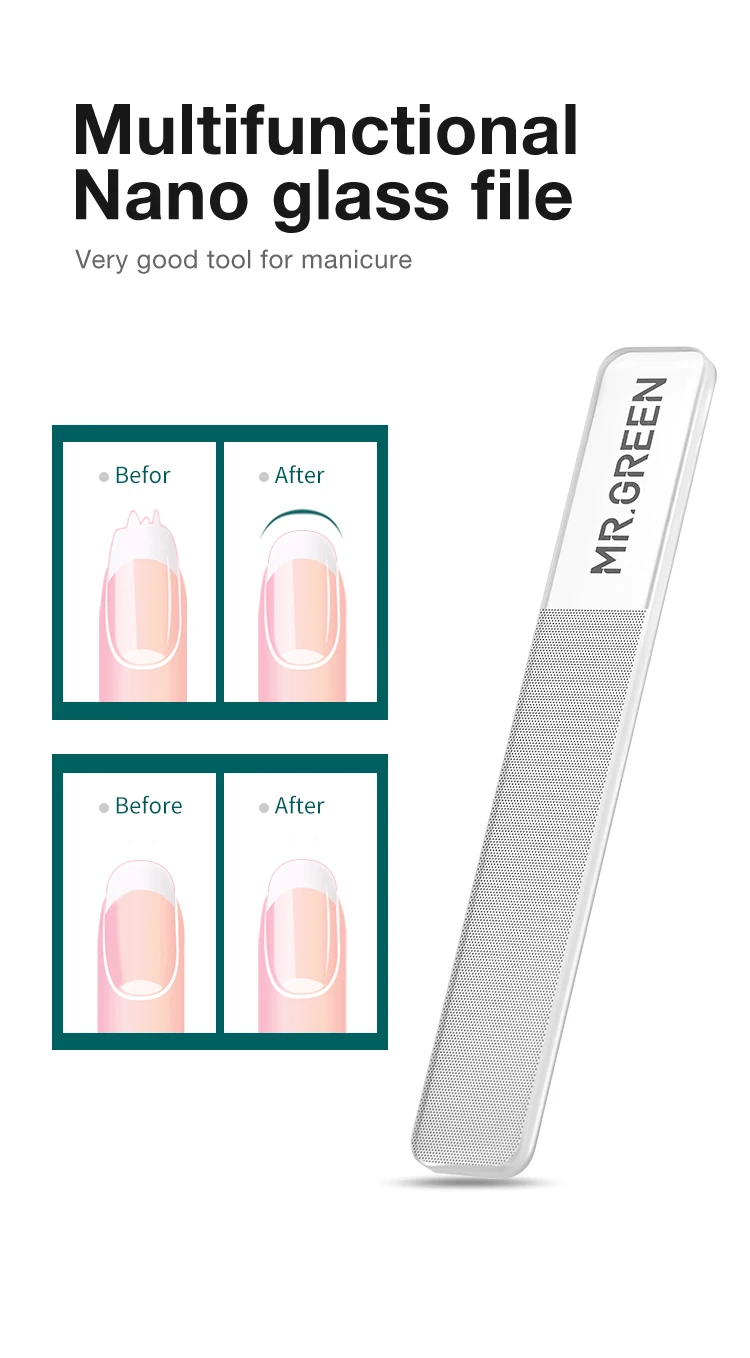 MR.GREEN Nagelknipser aus Edelstahl, minimalistische Ästhetik, Fingernagelschneider, Nagelschere, Maniküre-Werkzeuge, Nagelfeile – Detail 9