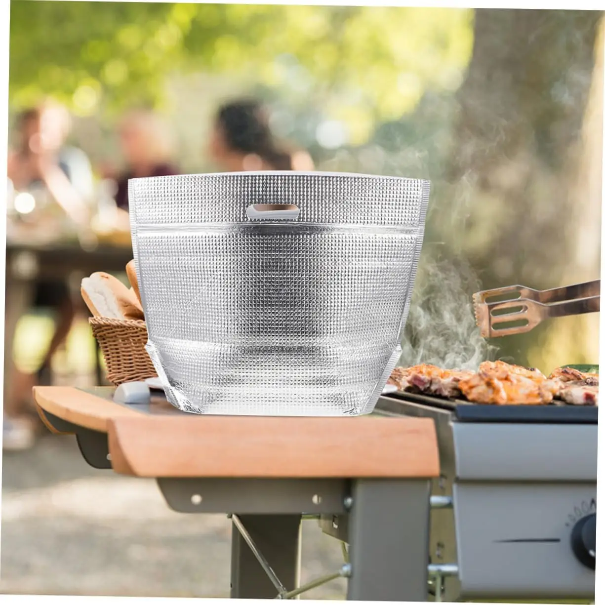 3 Insulated Lunch Box Bags Reusable Insulated Bag Thermal Insulation for Snack Drinks Fruits Cake Outdoor Bbq(Non-Food Contact)