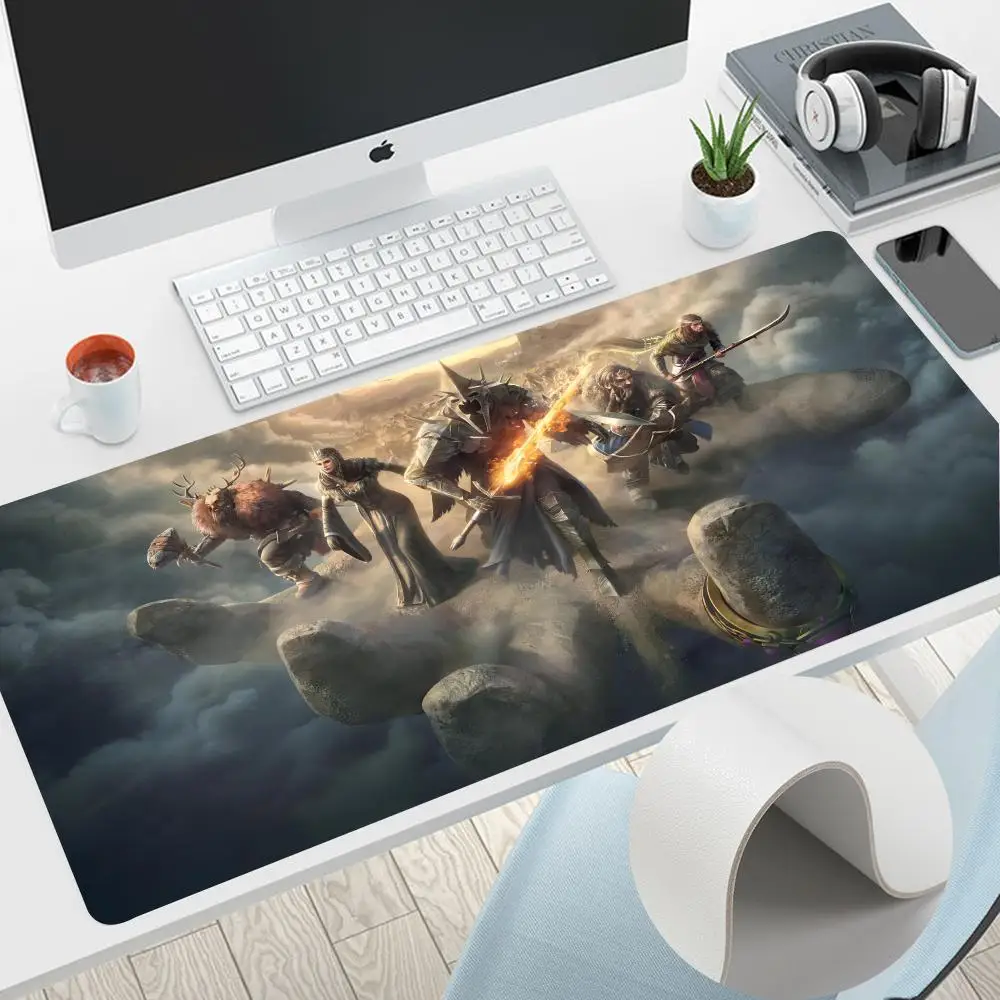 

M-Movie R-Rings Of T-The L-Lords Mouse Pad Home Office kawaii Large Mouse Pad Gamer Waterproof PU Leather Desk Mat Computer Mous