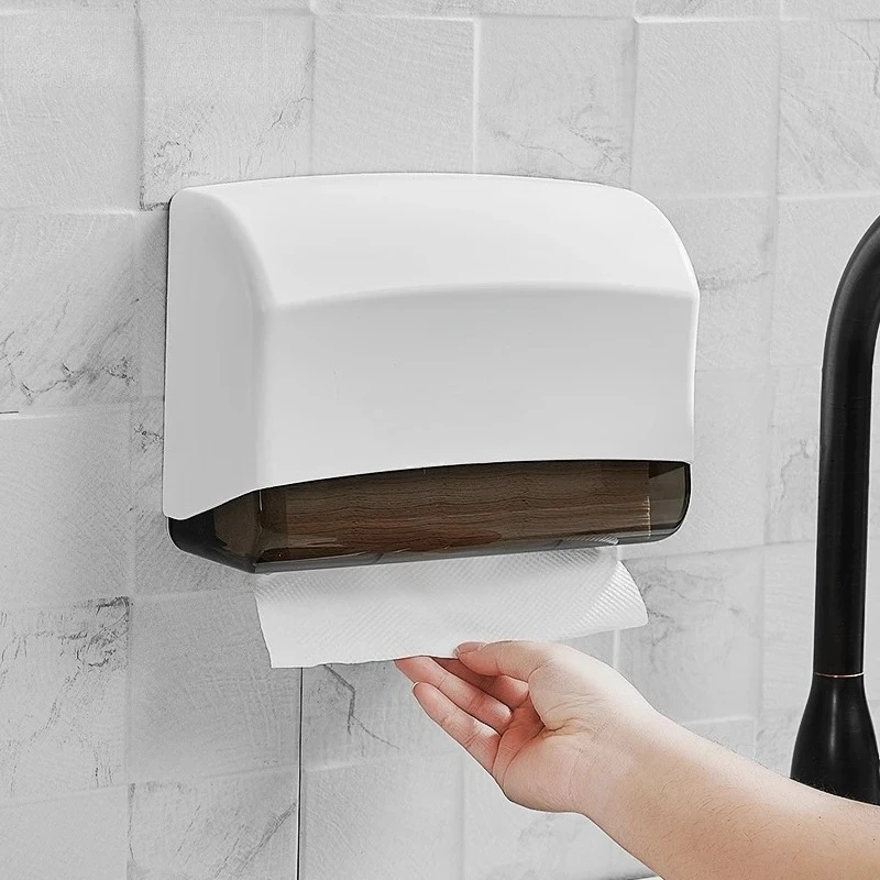 Toilet, hotel, no punching, hand wiping paper box, kitchen wall mounted tissue box, hand wiping tissue rack, toilet paper box