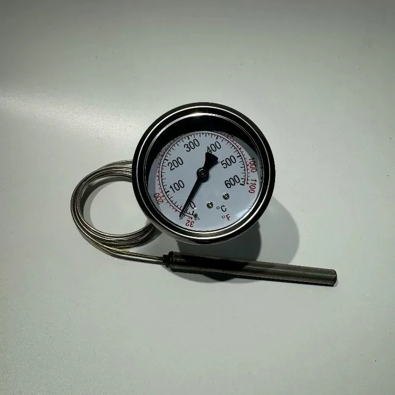 Pizza oven, electric oven temperature surface, oven pointer-type thermometer, 500°C stainless steel disc thermometer