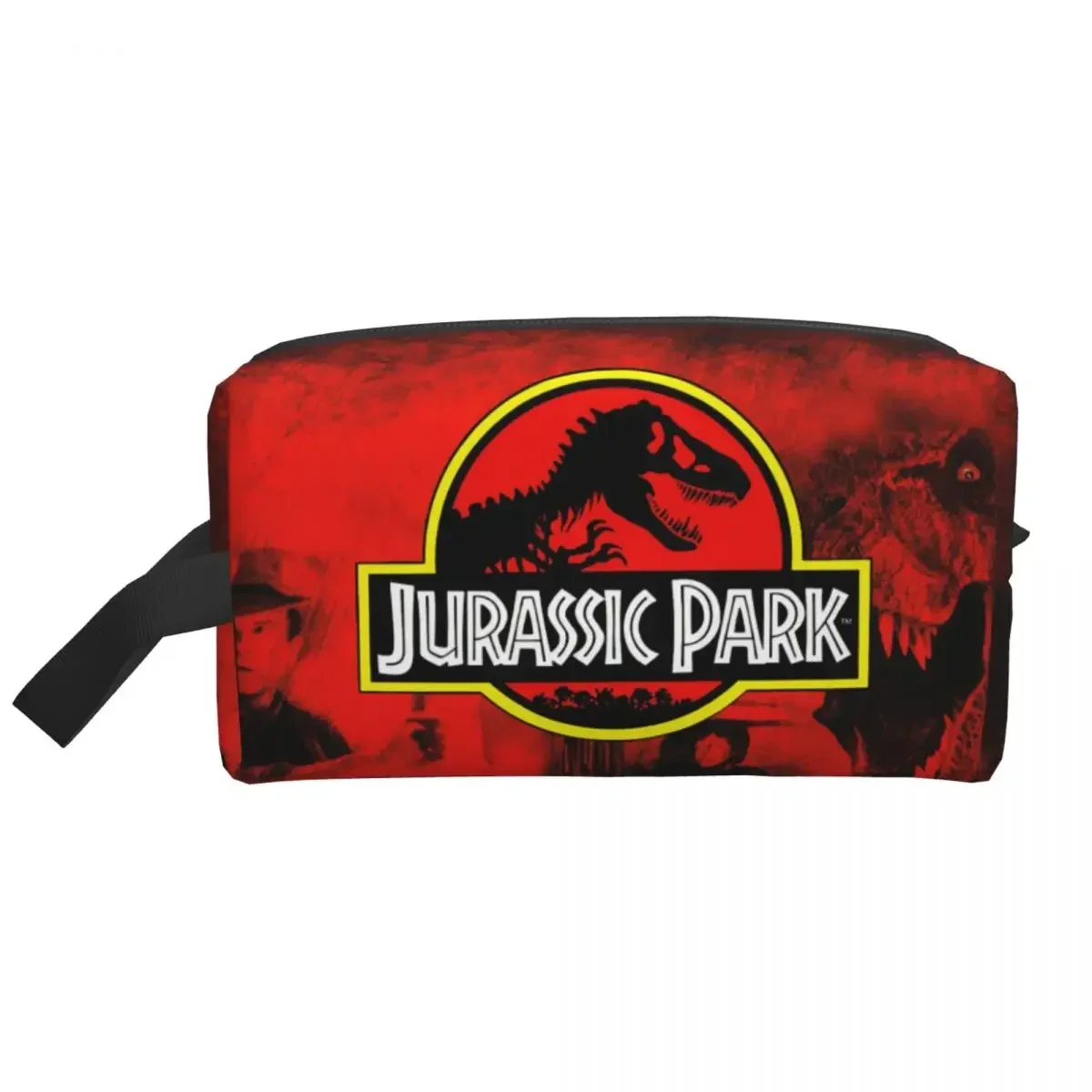 Travel Dinosaur World Jurassic Parks Toiletry Bag Portable Cosmetic Makeup Organizer for Women Beauty Storage Dopp Kit Case