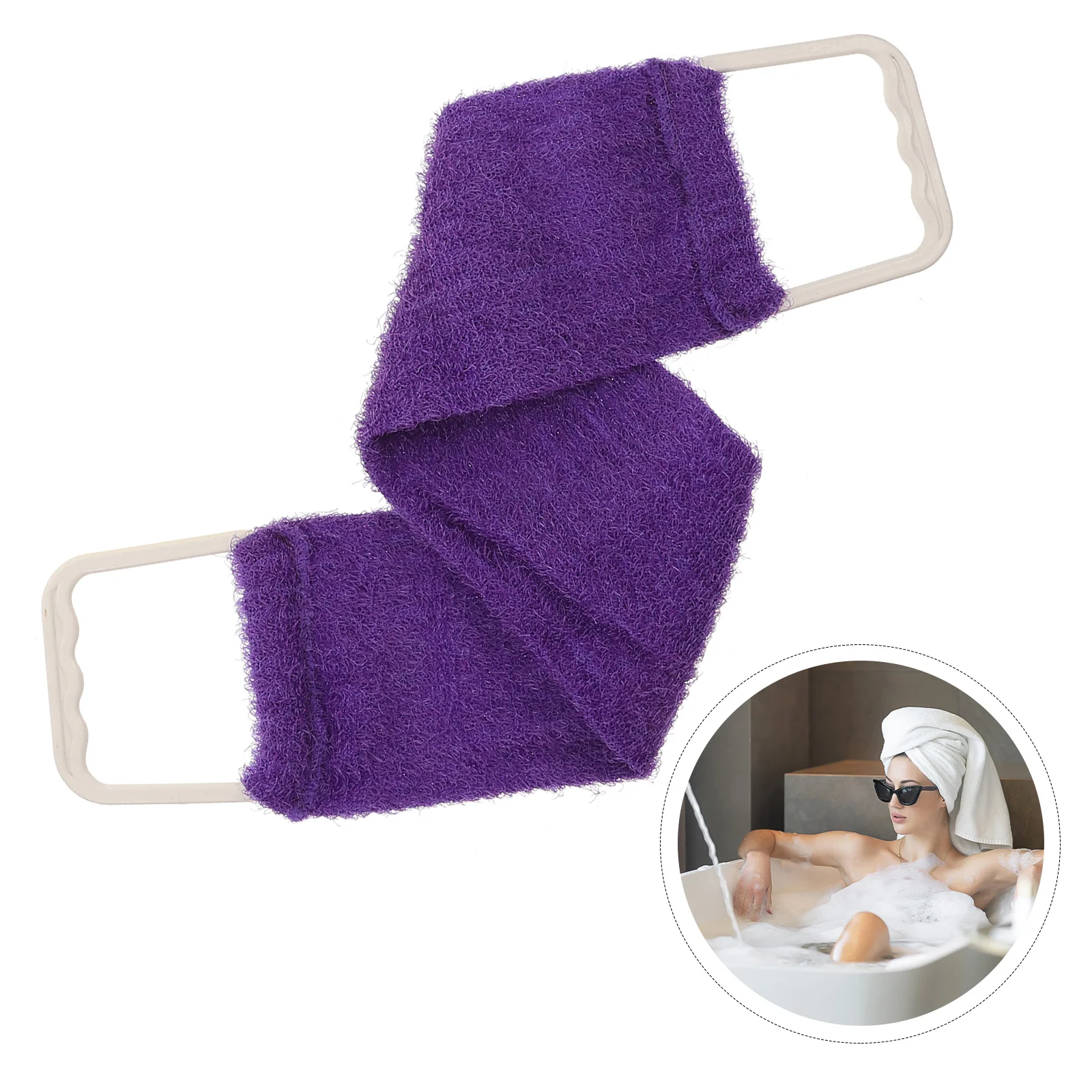 Cleaning Scrubber Massage Strap Tub Towel Bath Body Brush for Men Back Washing Machine Man