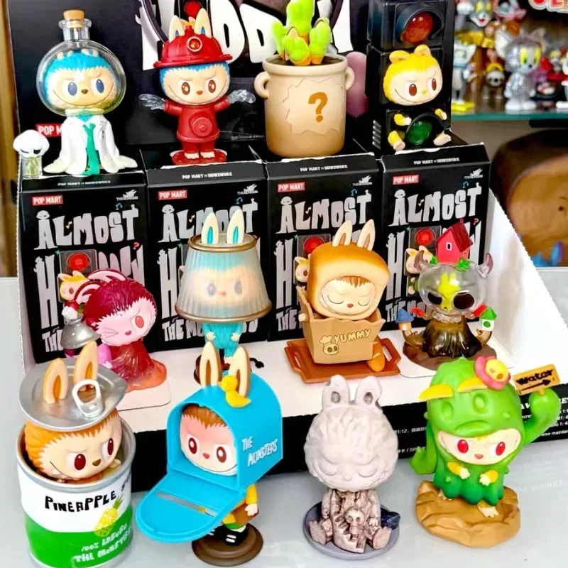 Labubu The Monsters Almost Hidden Series Toy Kawaii Collectible Model Room Car Collection Decoration Surprise Birthday Gifts Toy