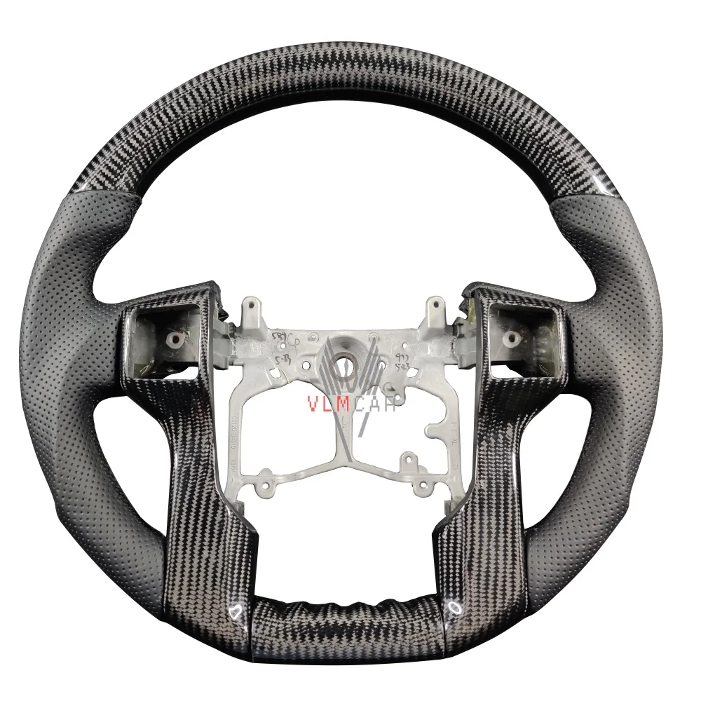 

Carbon Fiber Steering Wheel for Toyota Land Cruiser Prado 120 150 2010-2021 Upgrade Sport Custom Replacement Auto Interior