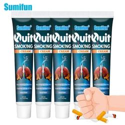 5Pcs Sumifun Quit Smoking Cream No Prevent Smoking Medical Plaster Stop Smoke Natural Herbal Ointment Health Lungs Care Nicotine