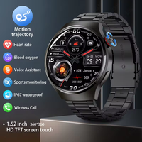 LIGE Men Smartwatch For HUAWEI GPS Tracker 360*360 HD Screen Bluetooth Call Health Monitor Custom Dial Waterproof Man Wristwatch