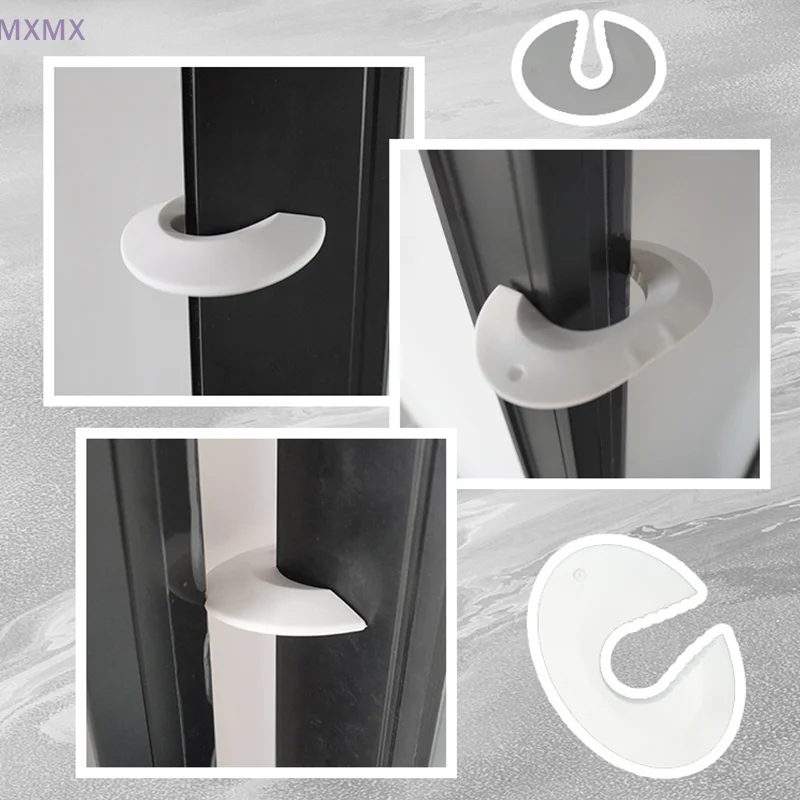 2 Pcs Baby Safety Door Stopper Anti-pinch Hand Silicone Door Block Thick Child Security Protection Lock Finger Protector