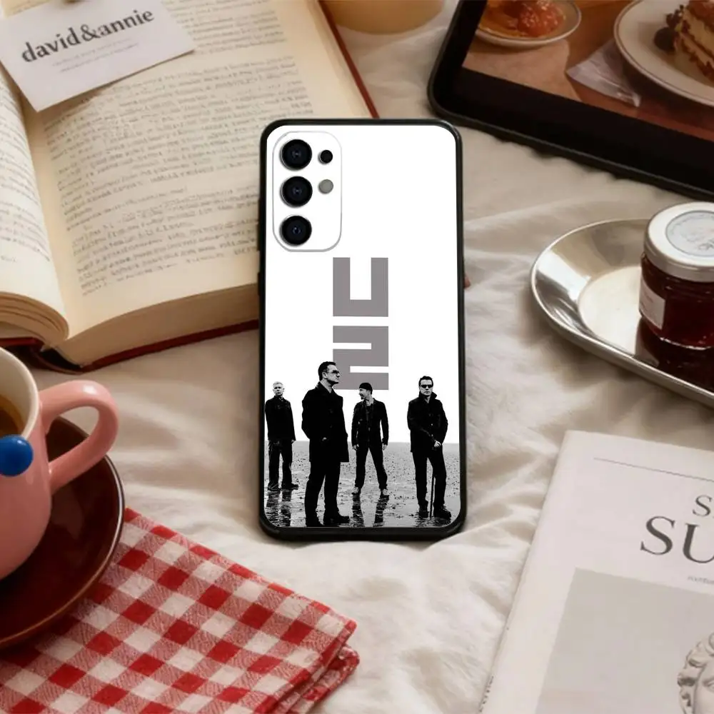 BAND U-U2   Phone Case For Samsung S 25,24,23,22,30,21,10,9,Ultra,Plus,Lite,FE,4,5 G Soft Black Case view 3