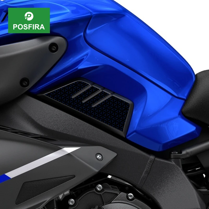 

POSFIRA Motorcycle Fuel Tank Panel Sticker Vinyl Decals for Yamaha MT10 MT 10 MT-10 2016 2017 2018 2019 2020 2021 Accessories