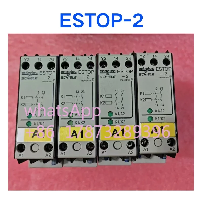 

Used ESTOP-2 relay tested OK, function intact