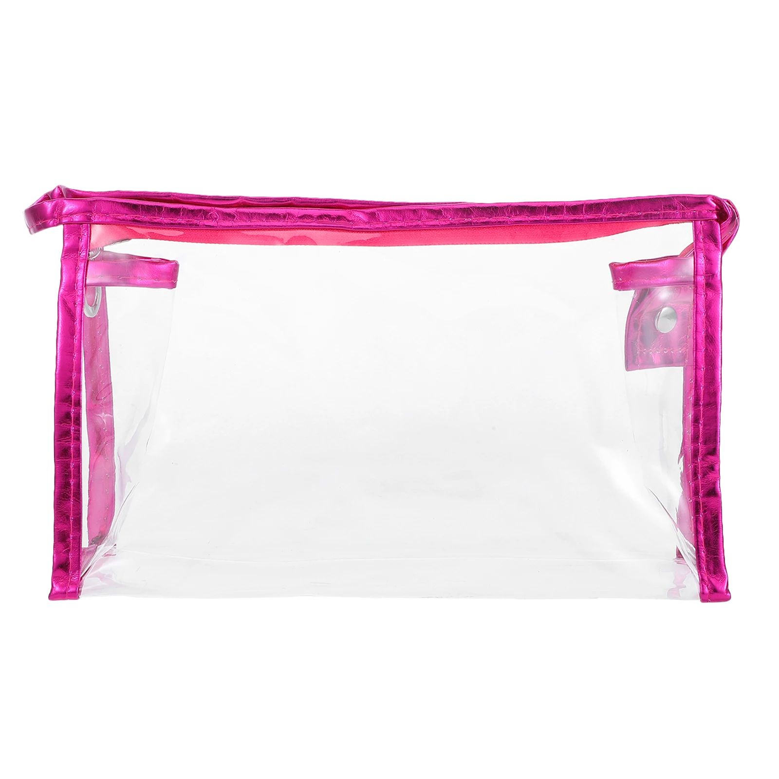 

PVC Pencil Case Transparent Stationery Box Zipper Kids Girls Cute Large Capacity Thin Pen Pouch ganizer Easy for Erasers