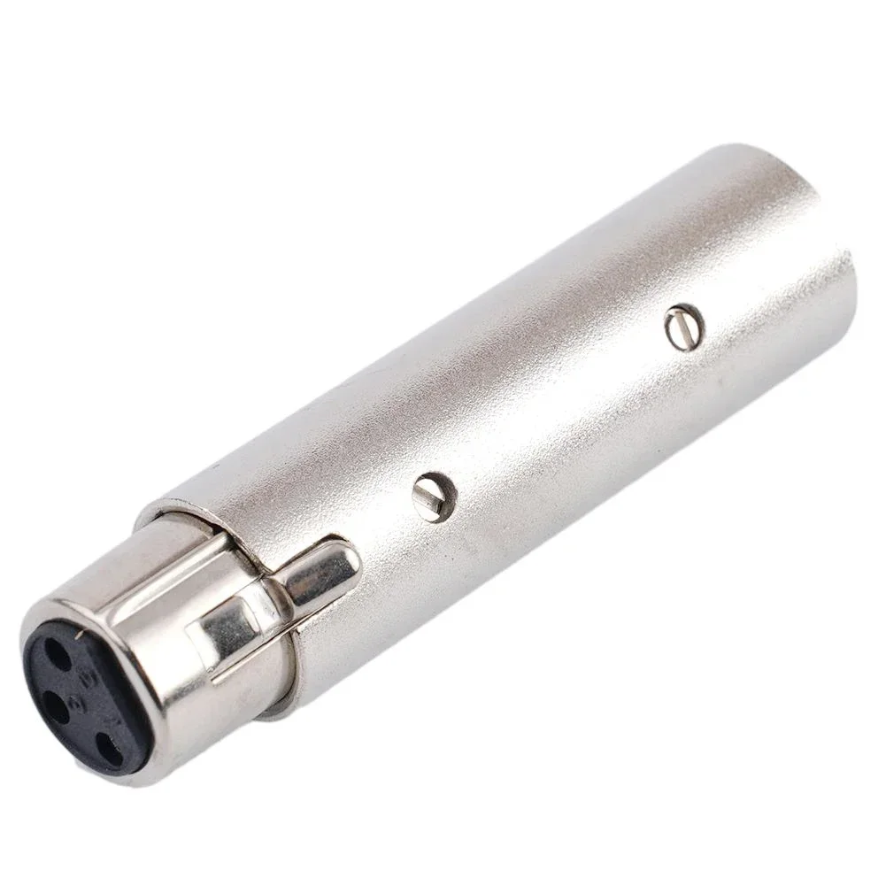 3Pin XLR To 5Pin DMX Metal Cased Converter Audio Lighting Adapter 3Pin Male To 5Pin Female / 3Pin Female To 5Pin Male Plug