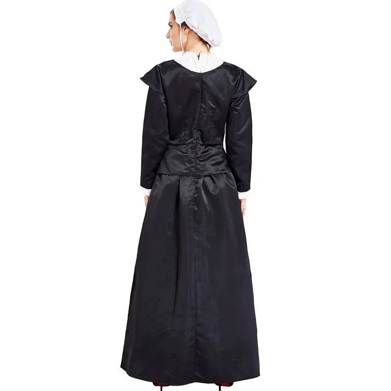 Costume de femme de chambre de style pastChev, robe longue, gardien français 007, cosplay