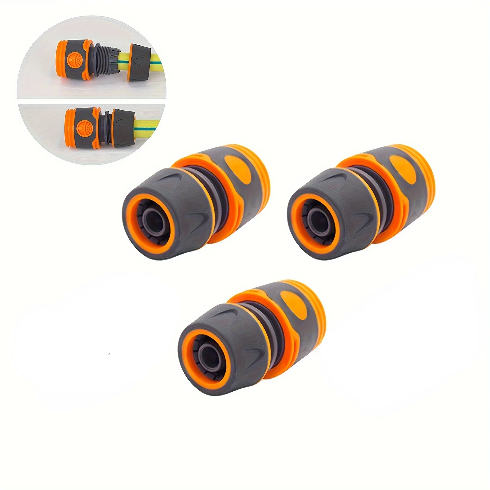 3/5/6er-Pack 1/2" Autowaschschlauchanschlüsse – robuster Schnellkupplung für die Bewässerung, Rasen und Hochdruckreinigung