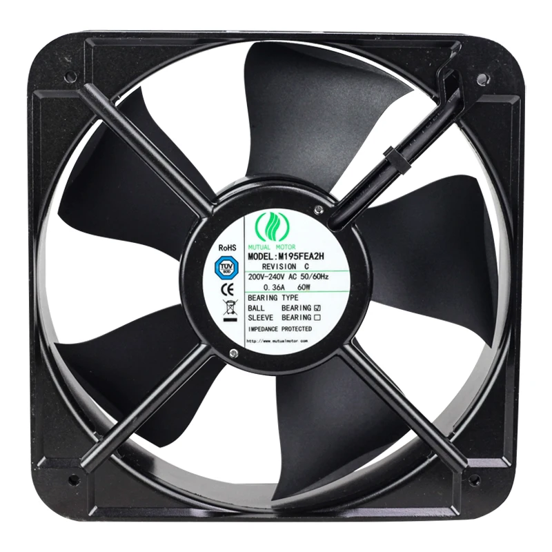 

20cm fan M195FEA2H -20060 220V 0.36A 60W 200 * 60mm waterproof IP55 cooling fan