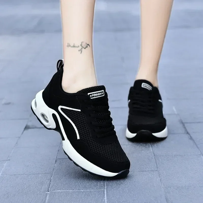 Women Casual Shoes Mesh Breathable Vulcanized Shoes Woman Autumn Fashion Comfortable Sneakers Women Mesh Casual Sports Sheos