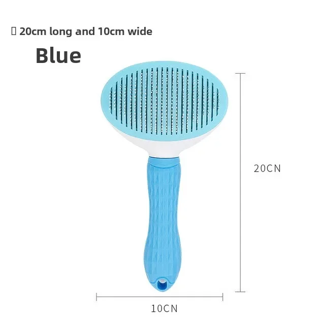 The dog and cat hair removal comb does not hurt and does not hurt the skin.