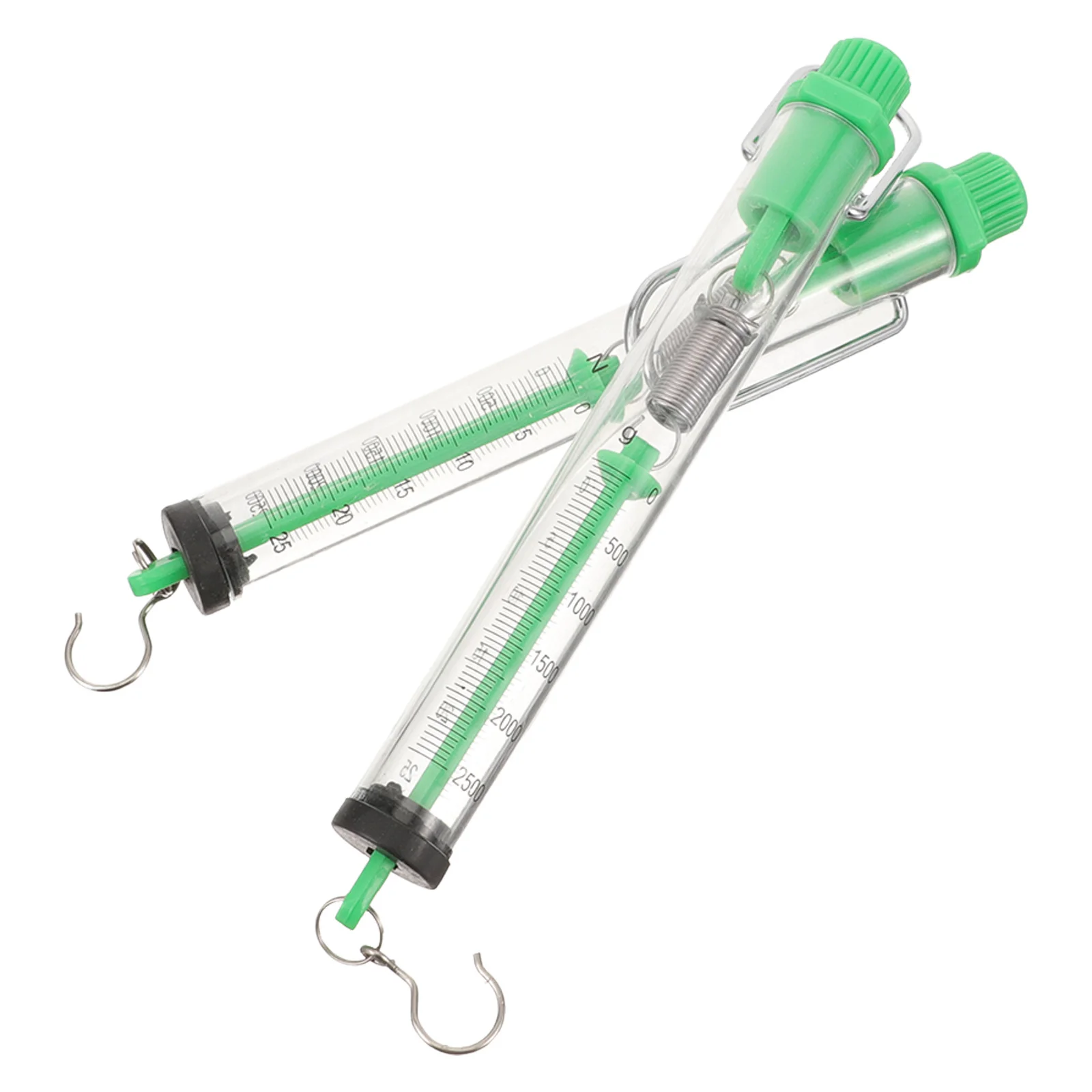 2 قطعة مقياس قوة الأسطوانة 25N 2500 جرام مقياس الربيع معدات مختبر الفيزياء قياس القوة أداة التدريس #4