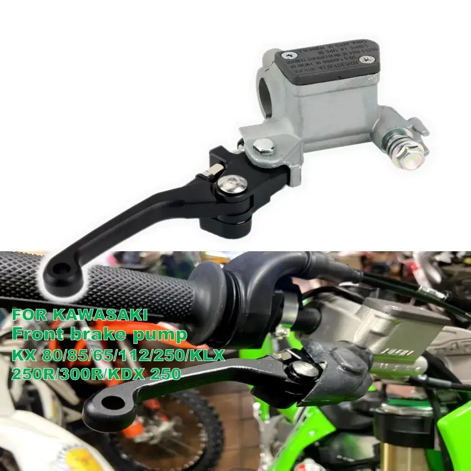 Front Brake Pump For KAWASAKI KX 80 85 65 112 250 KLX 250R 300R KDX 250 450F Motorcycle Front Brake Master Cylinder Brake Lever