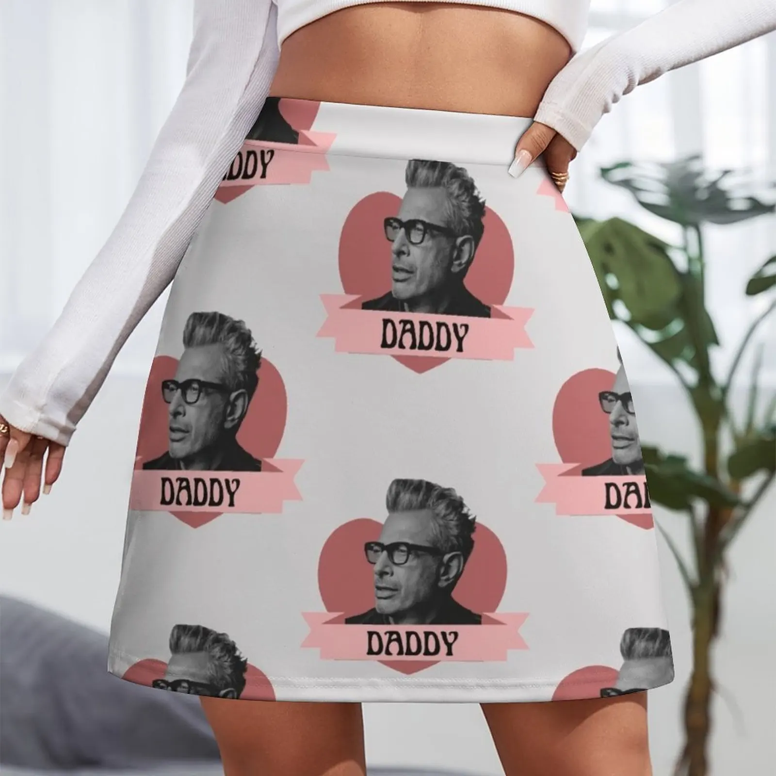 Jeff Daddy Goldblum With a Heart | celebrity crush inspired | heckinfarout Mini Skirt womans clothing women's skirts trend 2023