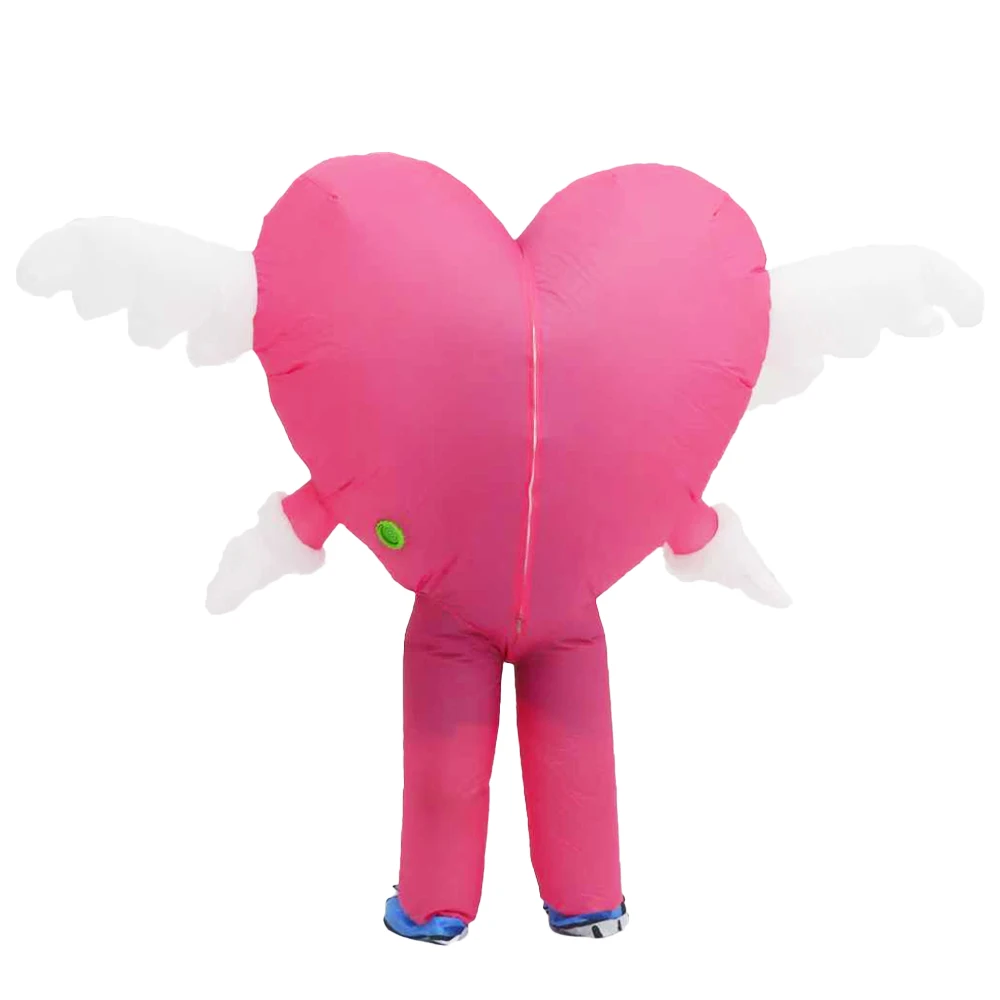 Mother\'s Day Wedding Birthday Party Supply Happy Red Love Inflatable Clothing Adult Role Playing Dress Set