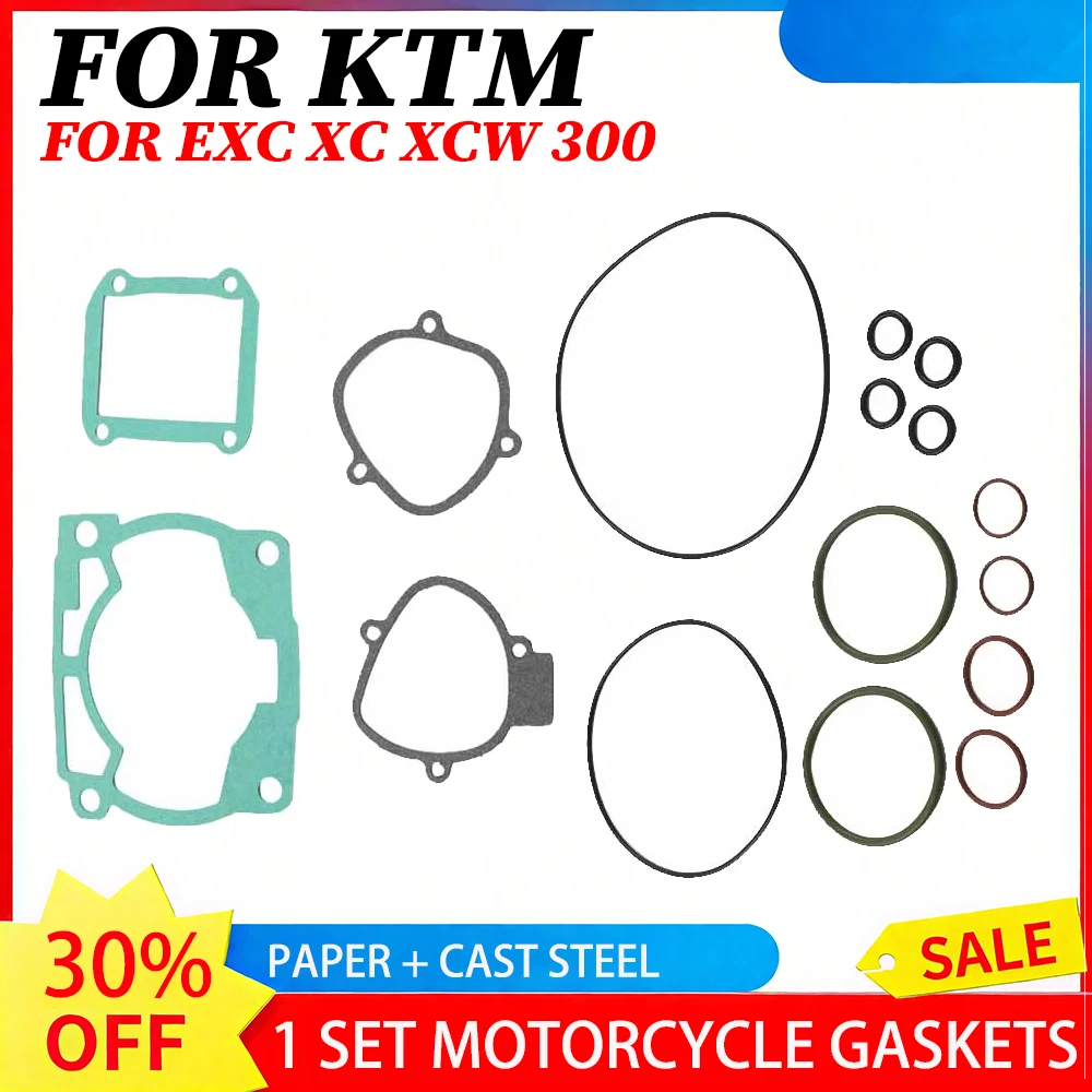 Motorcycle Accessories Gaskets Engine Cylinder Head Gasket For KTM EXC 300 TPI XC XCW XC-W 300 EXC300 2017 - 2023 2022 Parts