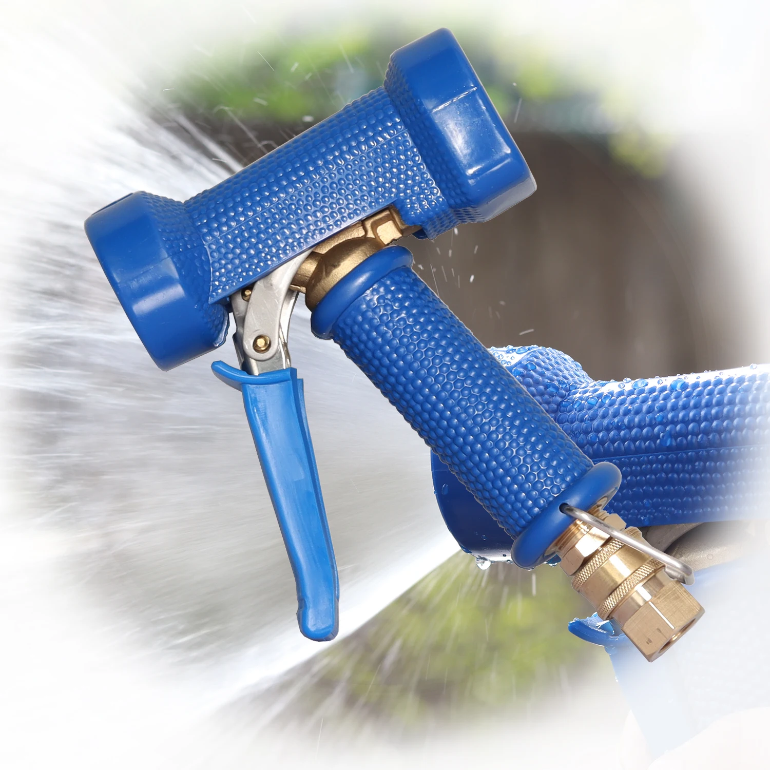 Low Pressure Heavy Duty Brass Garden Hose Nozzle Water Guns Water Nozzle Spray Gun