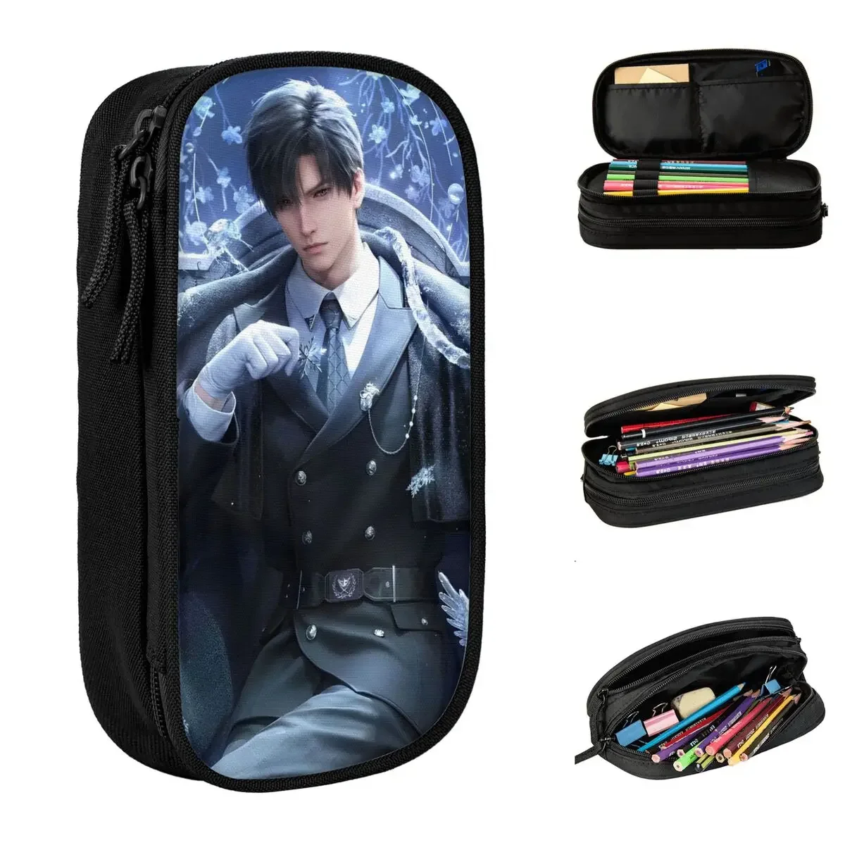 

Creative Game Love And Deepspace Pencil Cases Rafael Pencilcases Pen Kids Large Storage Pencil Bags School Supplies Zipper