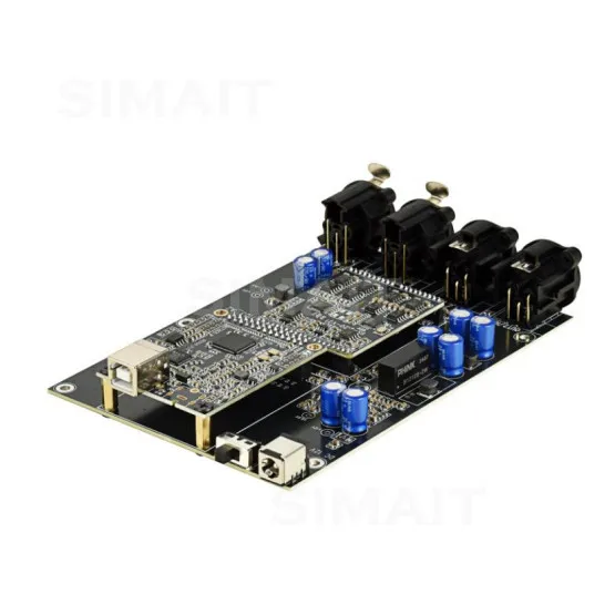 USB ASIO Audio Interface XMOS 2Ch Sound Card, ES9018 DAC ES9822 ADC 24bit/192kHz Recording Playback Measurement view 3