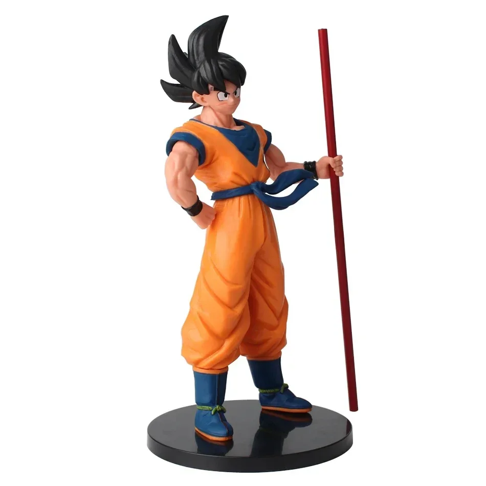 Heiße Dragon Ball Son Goku Super Saiyajin Anime-Figur 22cm Goku DBZ Actionfigur Modell Geschenke Sammlerstücke für Kinder