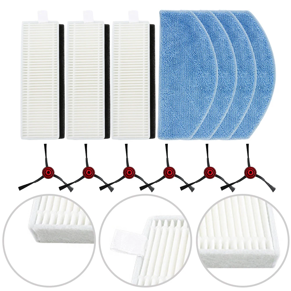 Cleaning Robot Accessories Replacement Spare Part Mop Cloths Easy Installation High-quality Materials Dust Filters