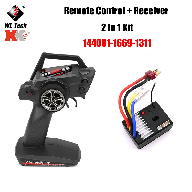 WLtoys 144001-1669 1311 1308 2132 RC Car Parts Original Remote Control Receiver Motor Base Motor Gear Set 550 Motor
