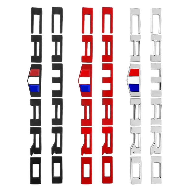3d Metall Auto Kotflรผgel Aufkleber hinten Kofferraum Aufkleber Abzeichen fรผr Camaro Brief Emblem Aufkleber Auto Karosserie Dekoration Zubehรถr