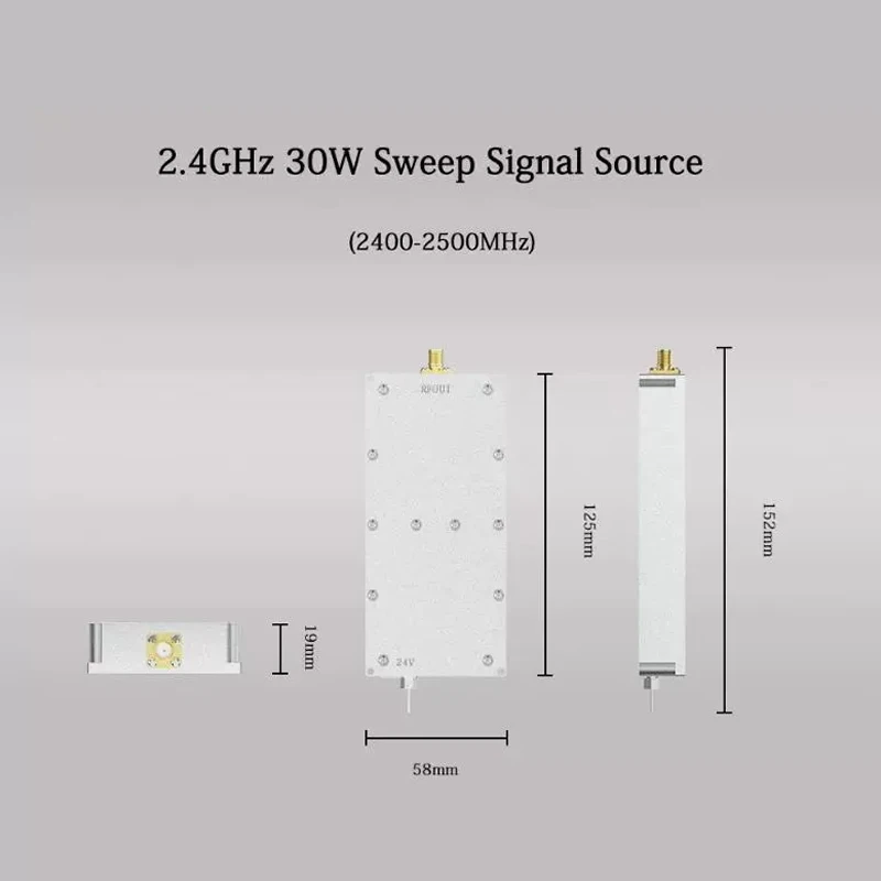 

2.4G 30W Unidirectional Amplifier Frequency Range 2400-2500MHz