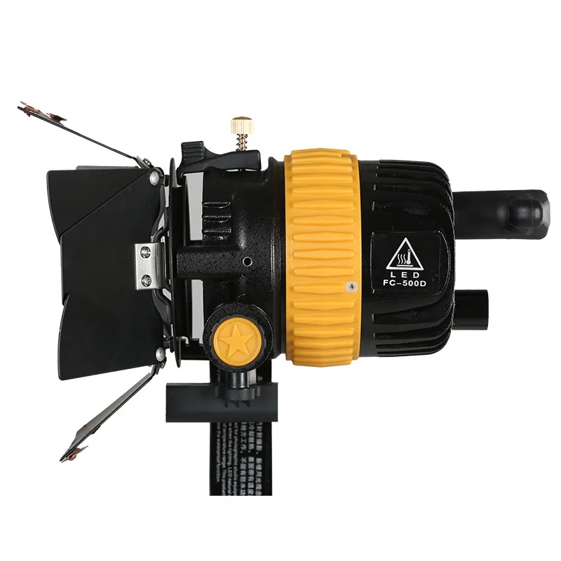 FC-500D 50W LED Hight CRI 5500/3200K 50W LED Spotlight for Camera Video Studio Photographic Continuous Lighting