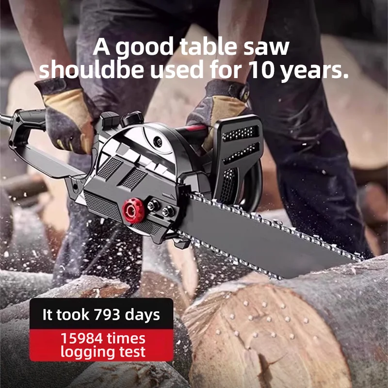 

JH 16-дюймовая ручная электрическая цепная пила высокой мощности для деревообработки, резки древесины