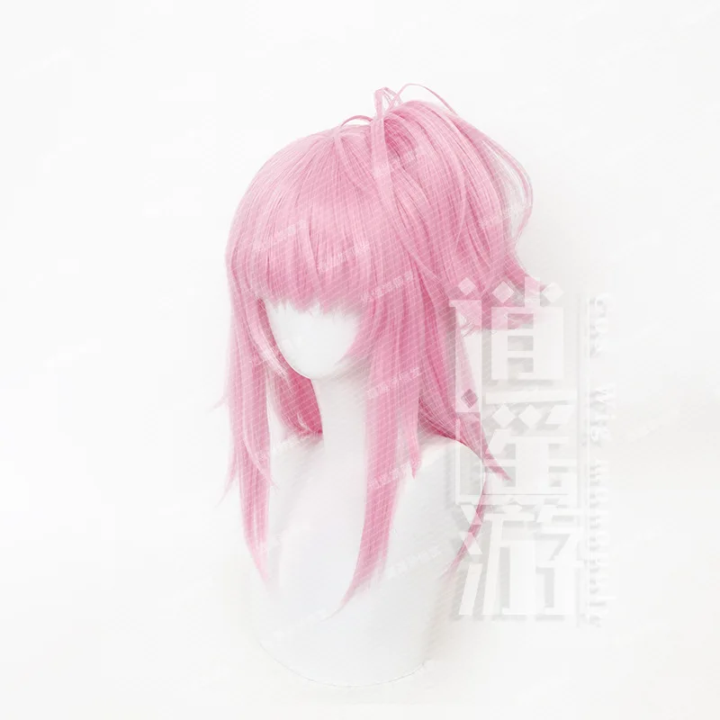 Shugo Chara! Hinamori Amu Cosplay Wig Simulation Scalp Top Tiger Clip Ponytail Halloween Gift