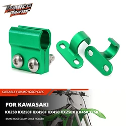 Abrazadera de guía de manguera de freno KX KXF para Kawasaki KX250 KX450 KX250F KX450F KX 250F 450F 250X 450X 2006-2023 Clip fijo de Cable de freno