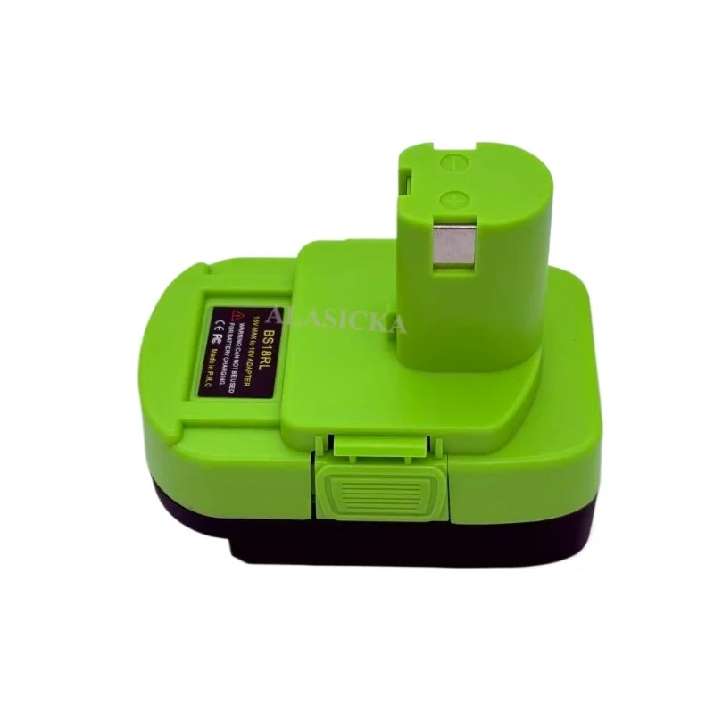 

For Bosch 18V Lithium Batteries Compatible with For Ryobi 18V Battery Cordless Power Tool Drill BS18RL Battery Adapter Converter