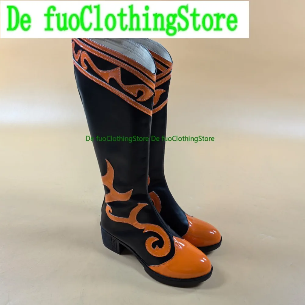 

DefuoClothing Yan Lingji Cosplay Shoes Anime Convention Boots Anime Game Role-playing Shoes And Boots Halloween Party