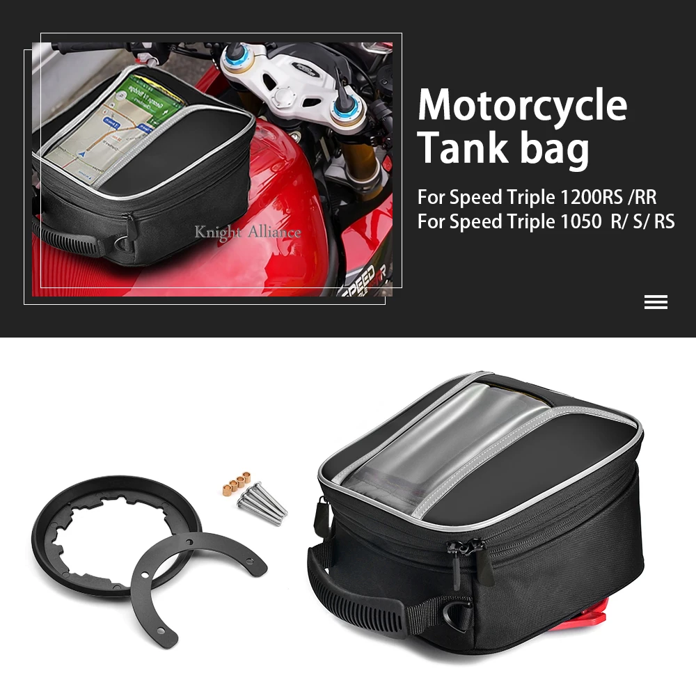 

Fuel Tank Bag Luggage For Trident 660 Speed Triple 1050 R/S/RS 1200RS 1200RR Motorcycle Navigation Racing Bag